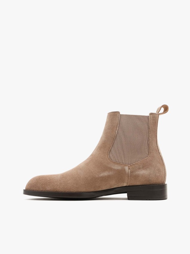 Botas Chelsea em Suede