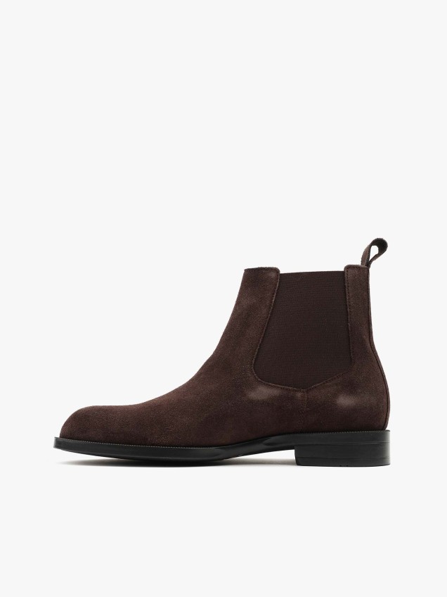 Botas Chelsea em Suede