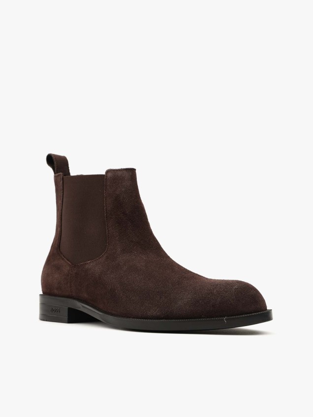 Botas Chelsea em Suede