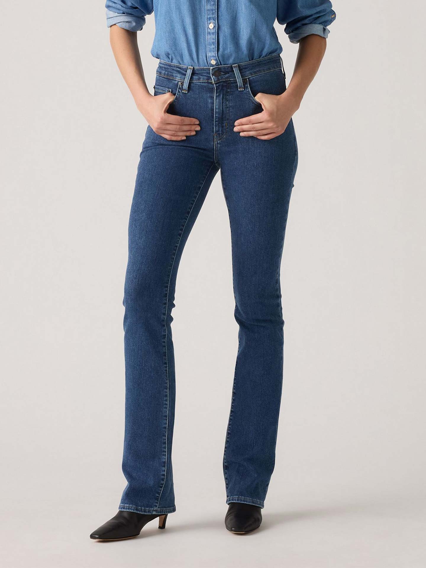 Calças de Ganga 725 High Rise Bootcut