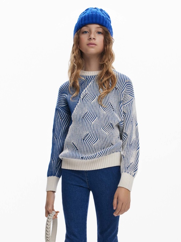 Camisola de Malha com Relevo