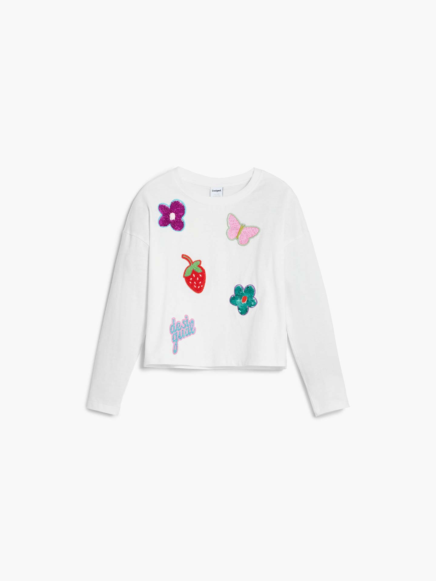 Camisola com Bordados e Lantejoulas