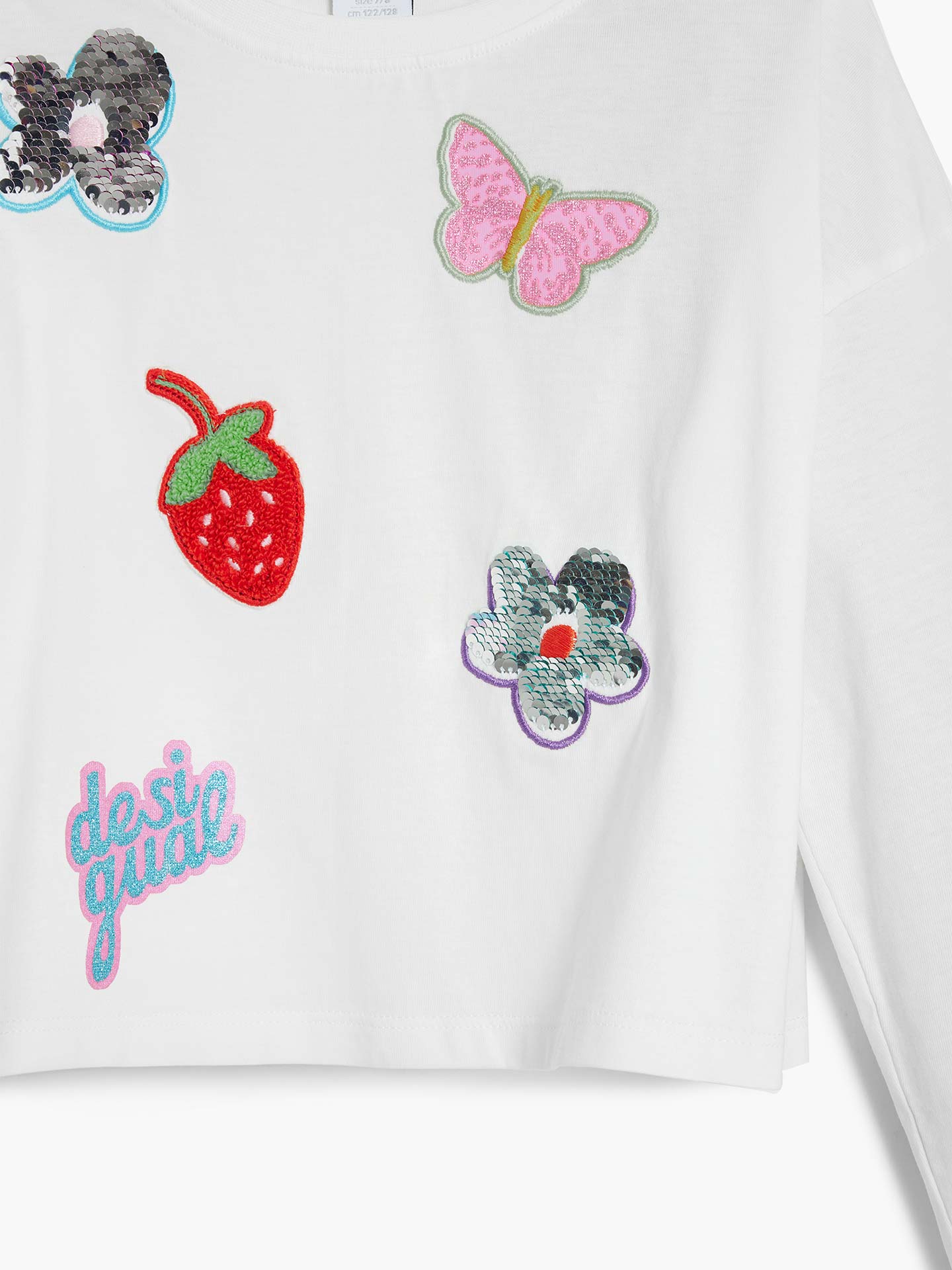 Camisola com Bordados e Lantejoulas