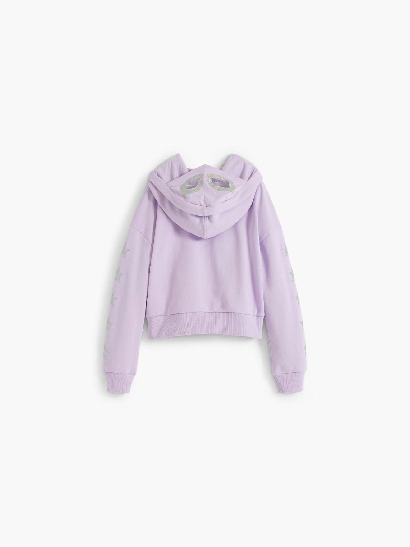 Casaco Cropped com Capuz Ghost Spider