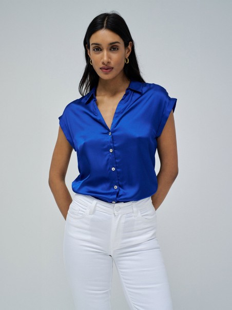 Blusa Acetinada
