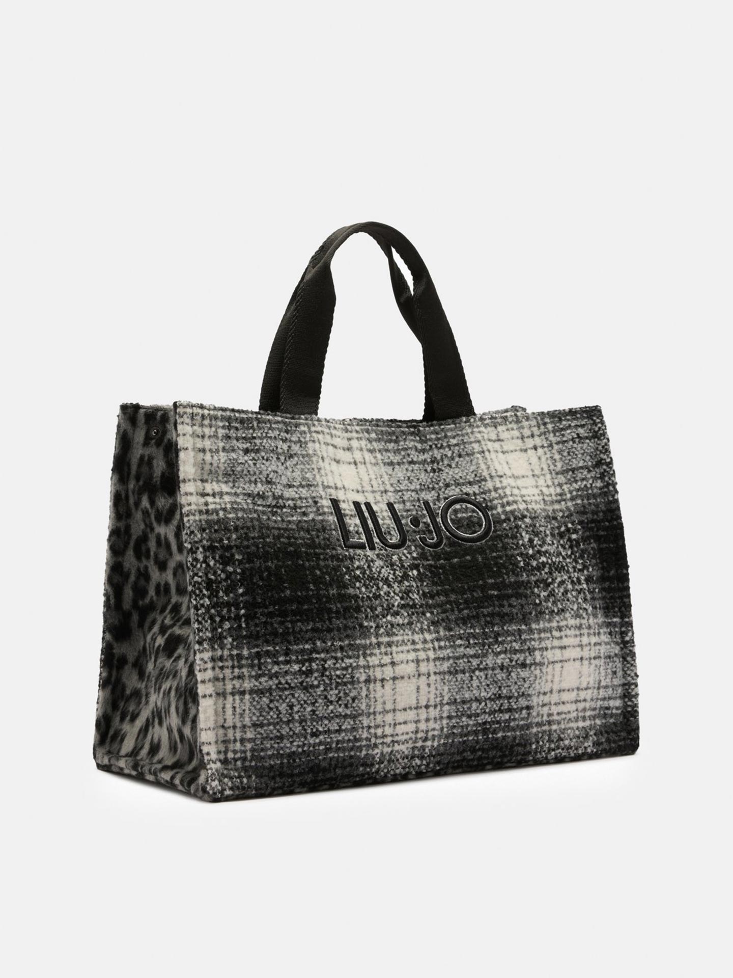 Shopping Bag com Padrão Xadrez