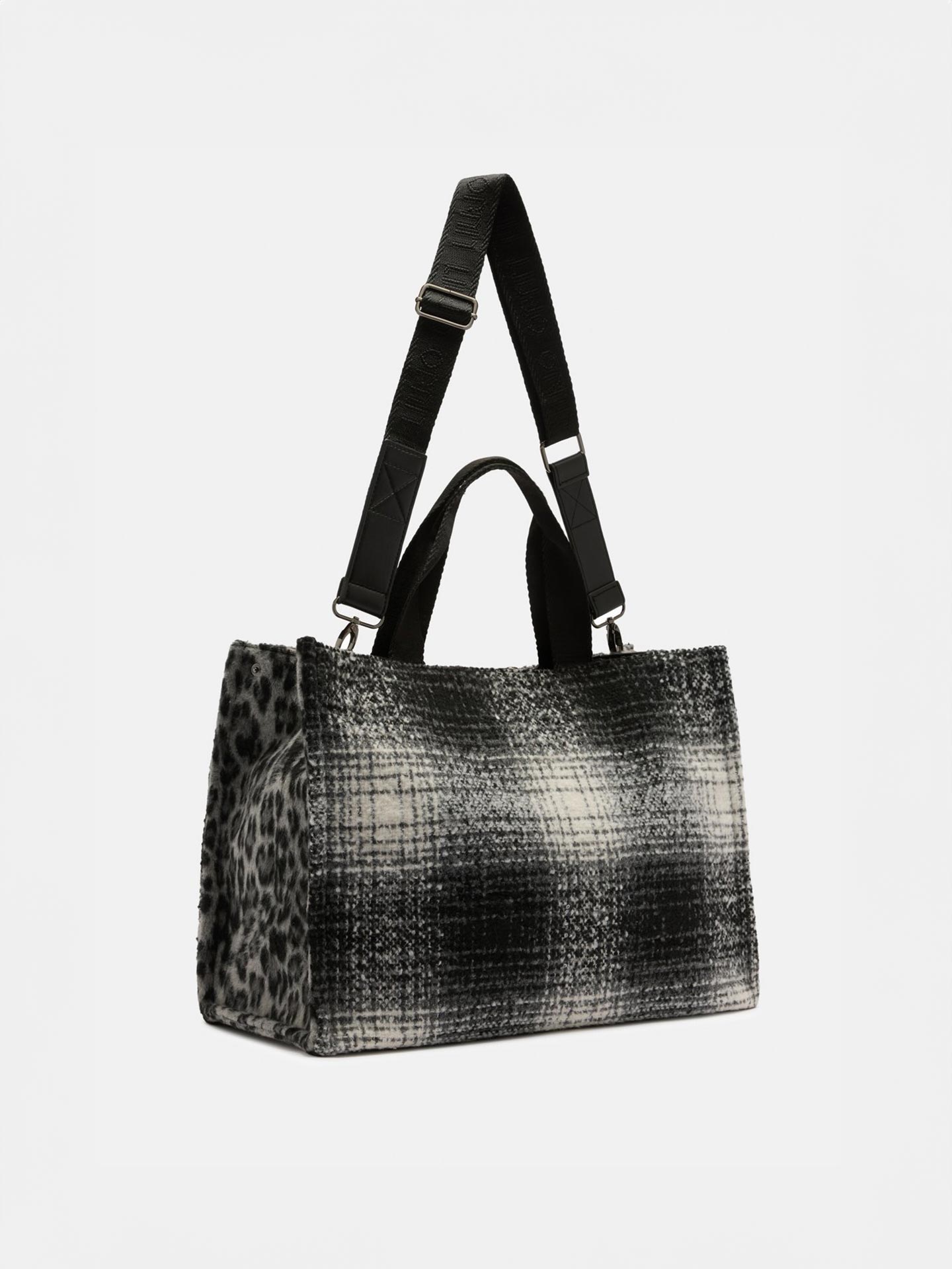 Shopping Bag com Padrão Xadrez