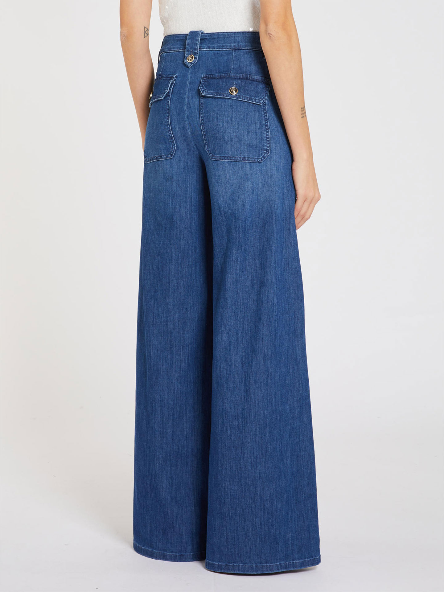 Calças de Ganga Wleg4