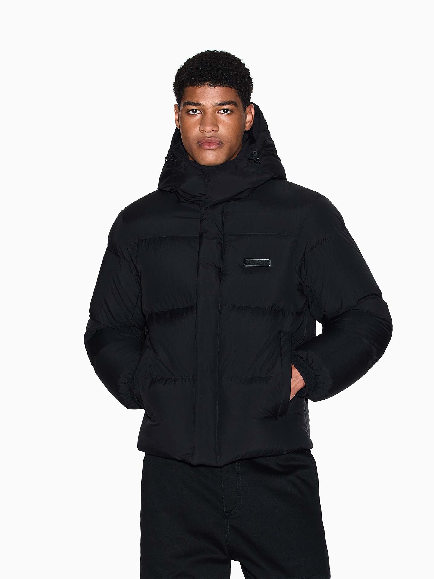 Blusão Acolchoado com Capuz