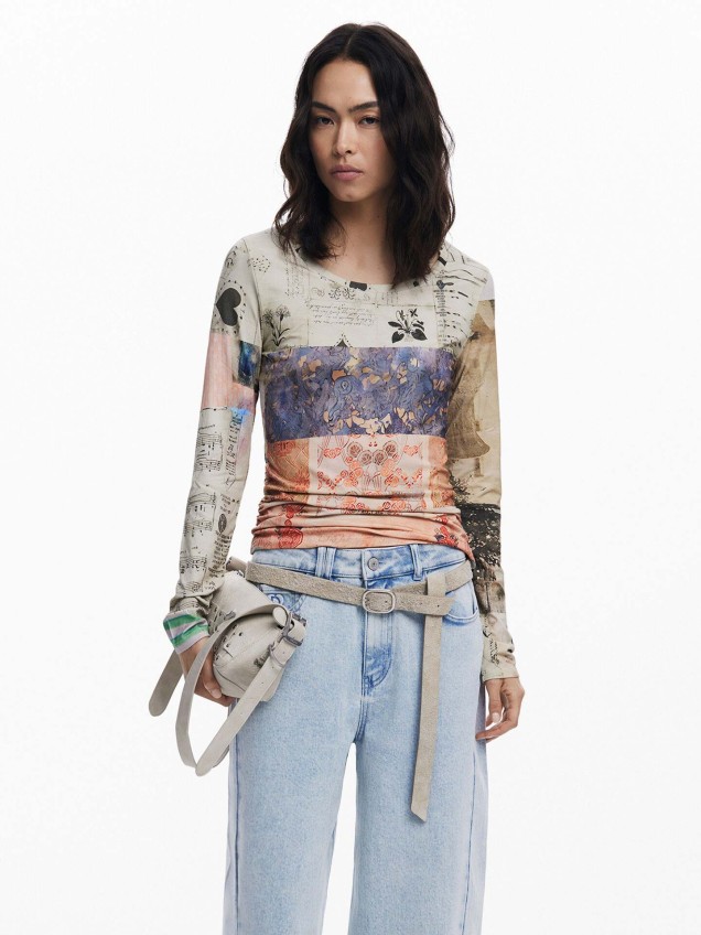 Camisola de Manga Comprida Slim Fit Manga