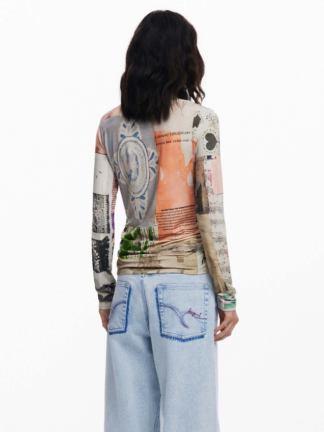 Camisola de Manga Comprida Slim Fit Manga