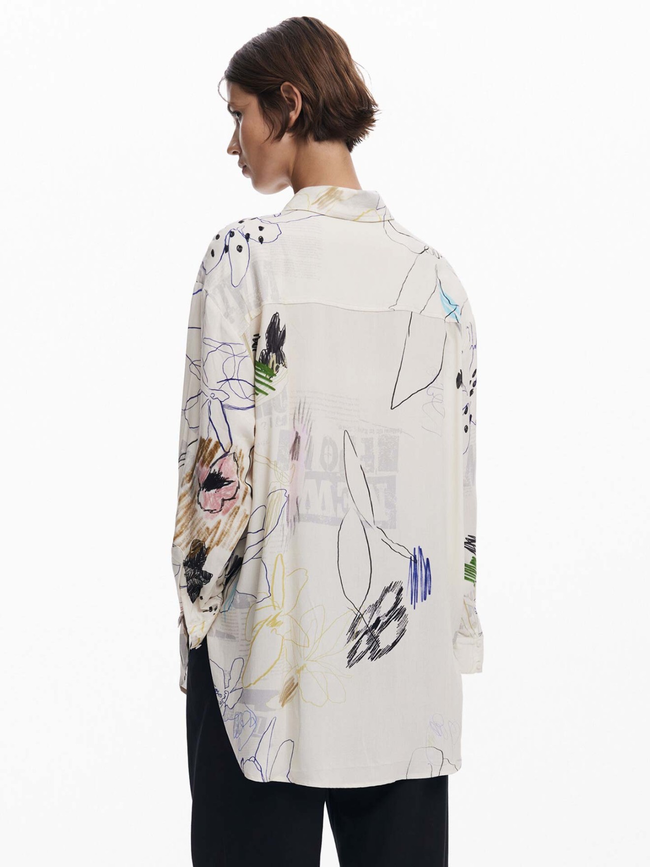 Camisa Fluda Oversized