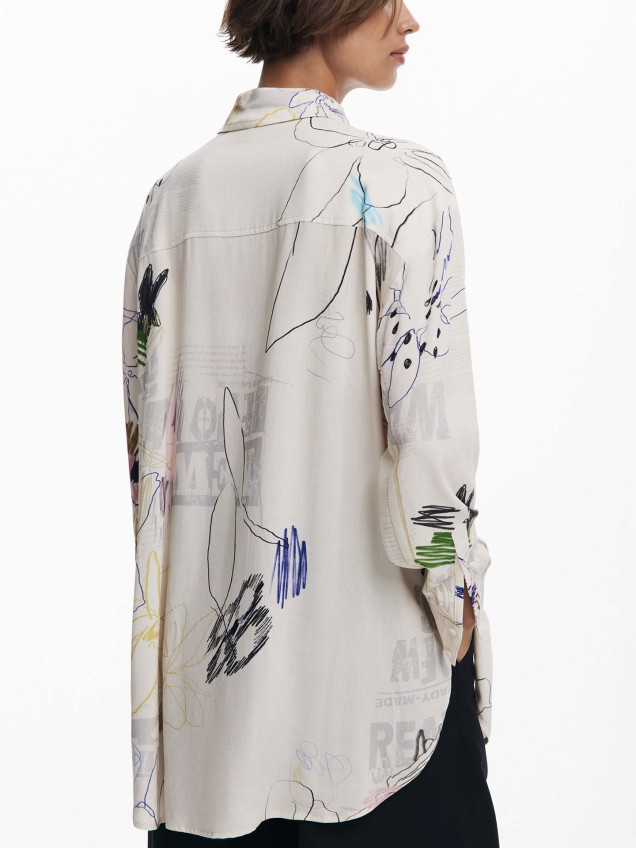 Camisa Fluída Oversized