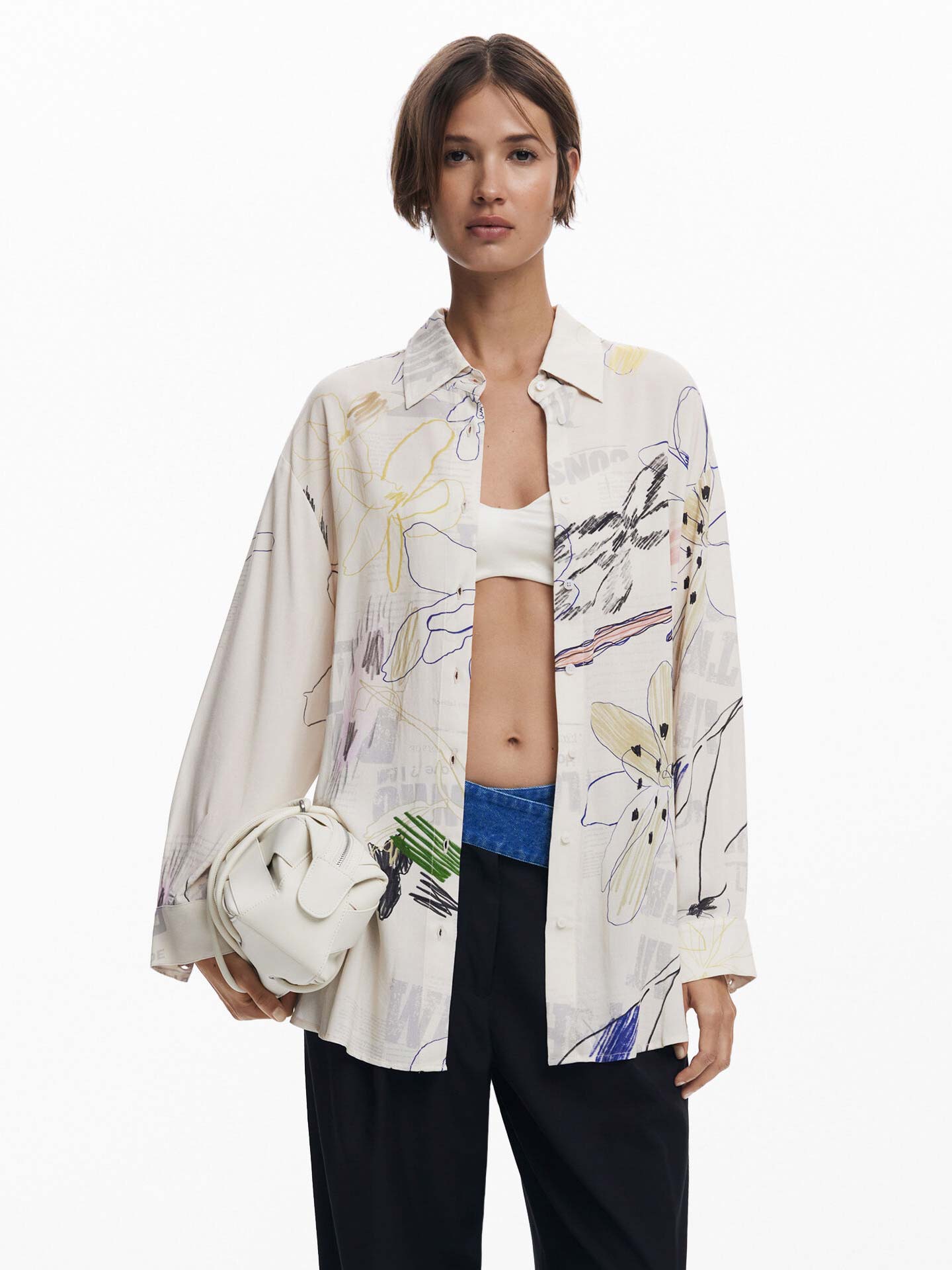 Camisa Fluída Oversized