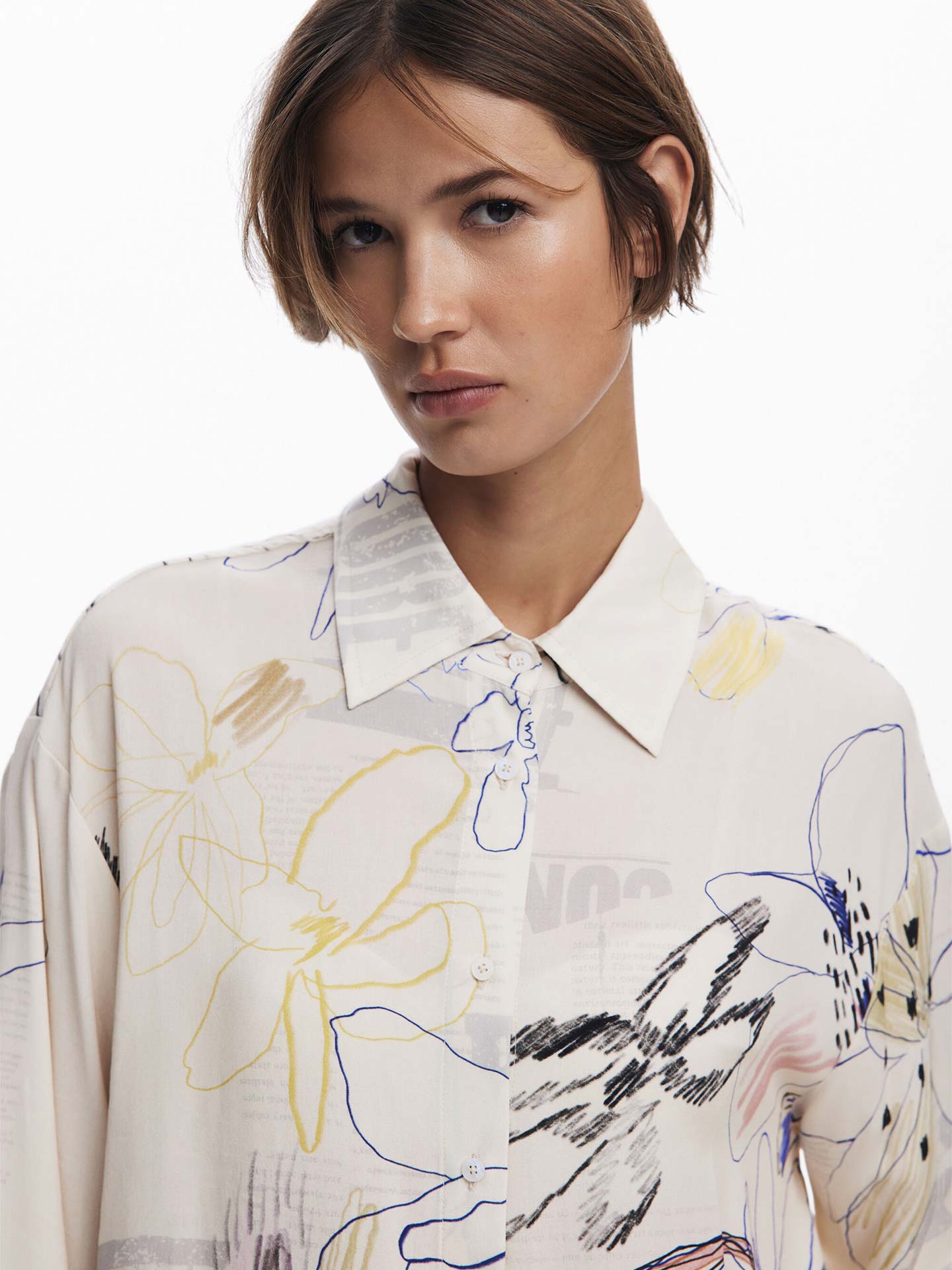 Camisa Fluída Oversized