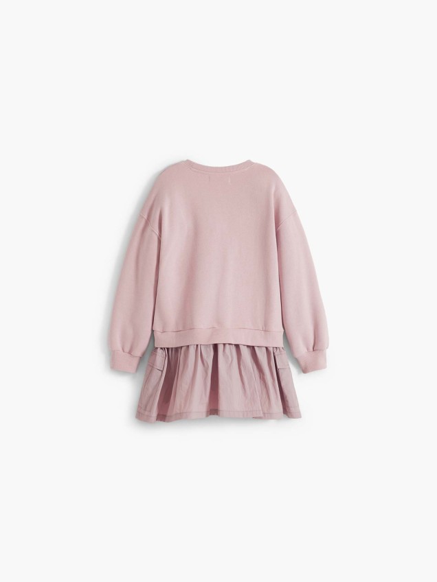 Vestido Efeito Duas Peças