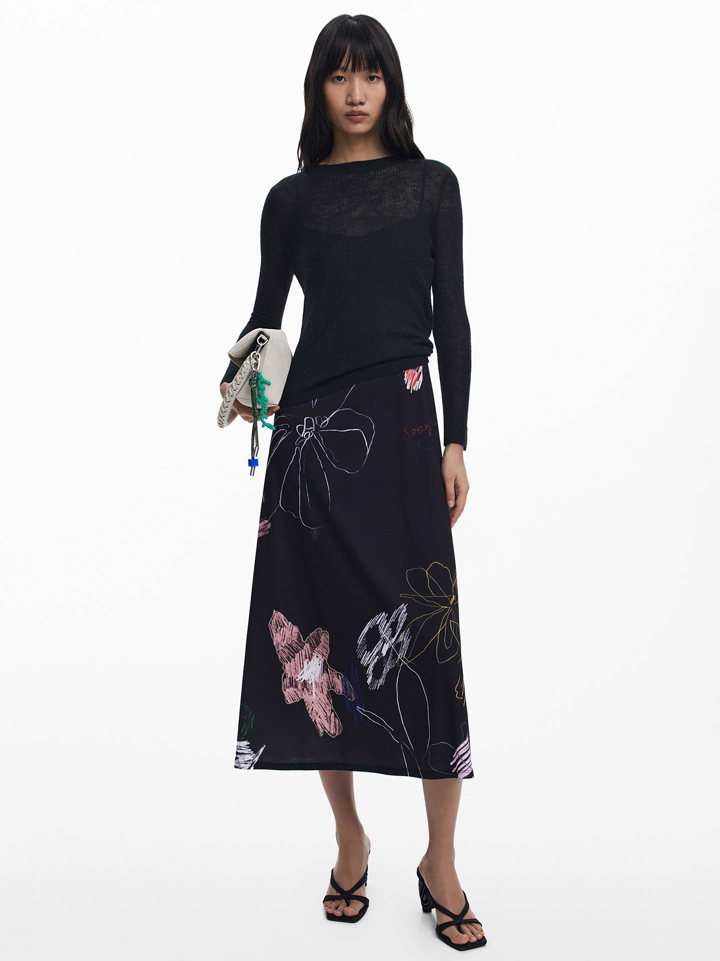 Vestido Midi Flared Fit