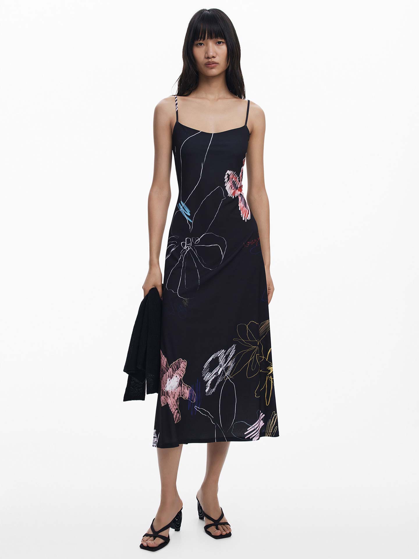 Vestido Midi Flared Fit