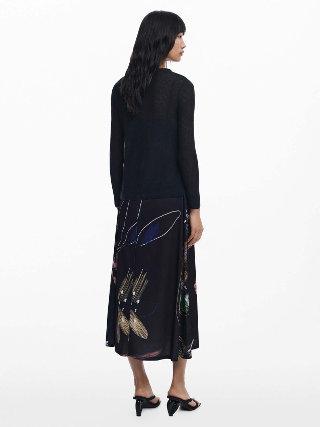 Vestido Midi Flared Fit
