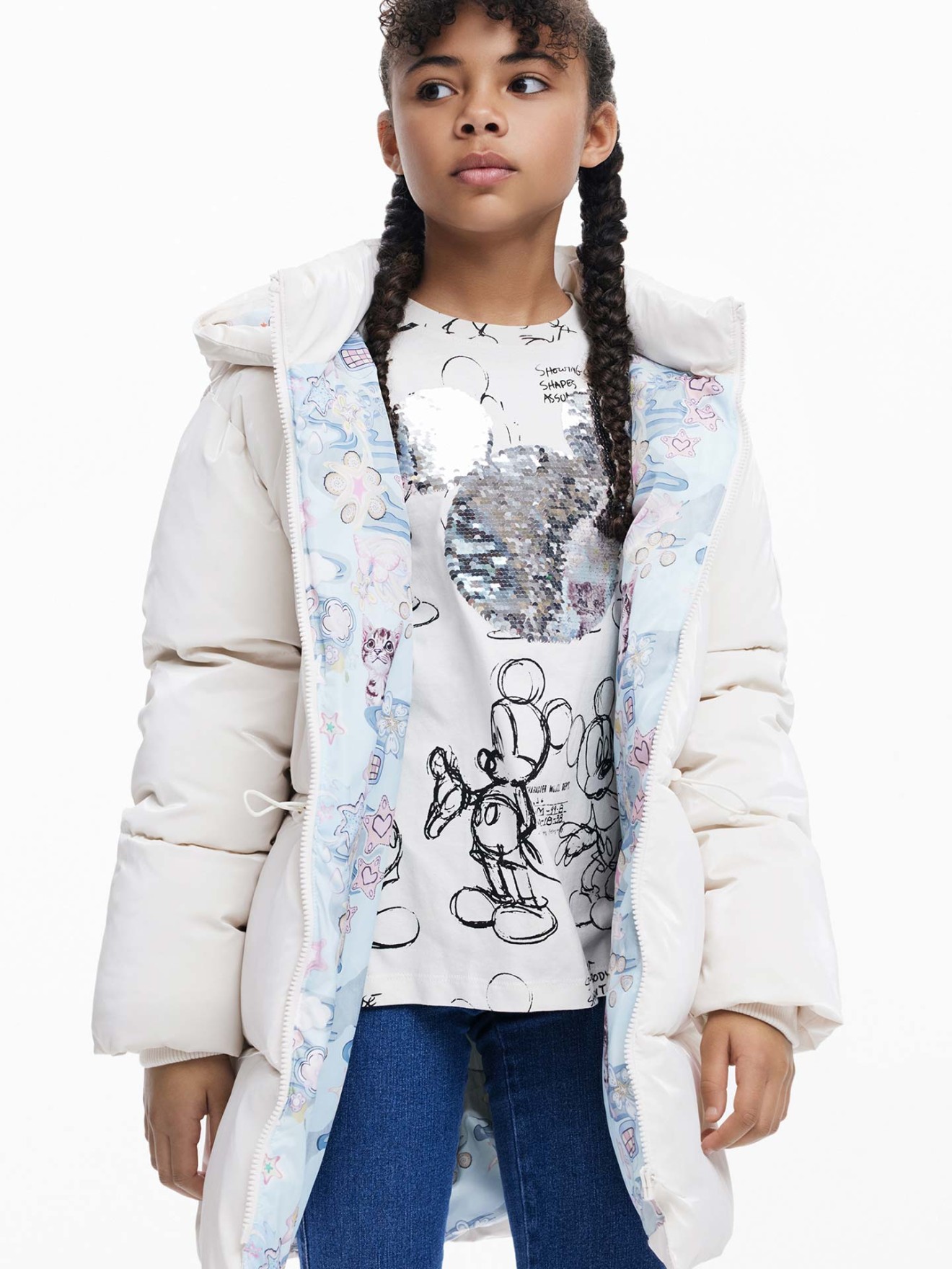 Blusão Acolchoado com Capuz