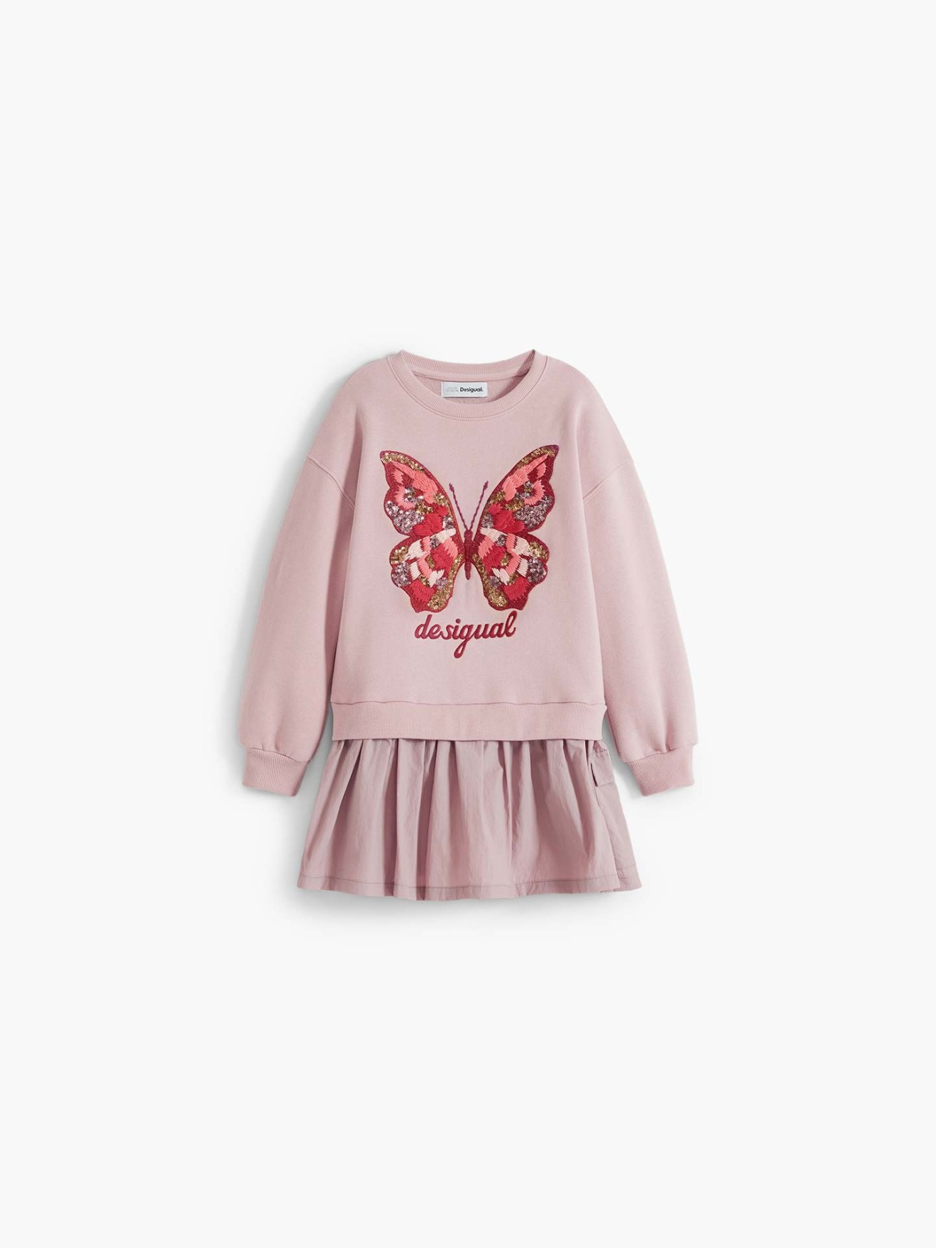 Vestido Efeito Duas Peas