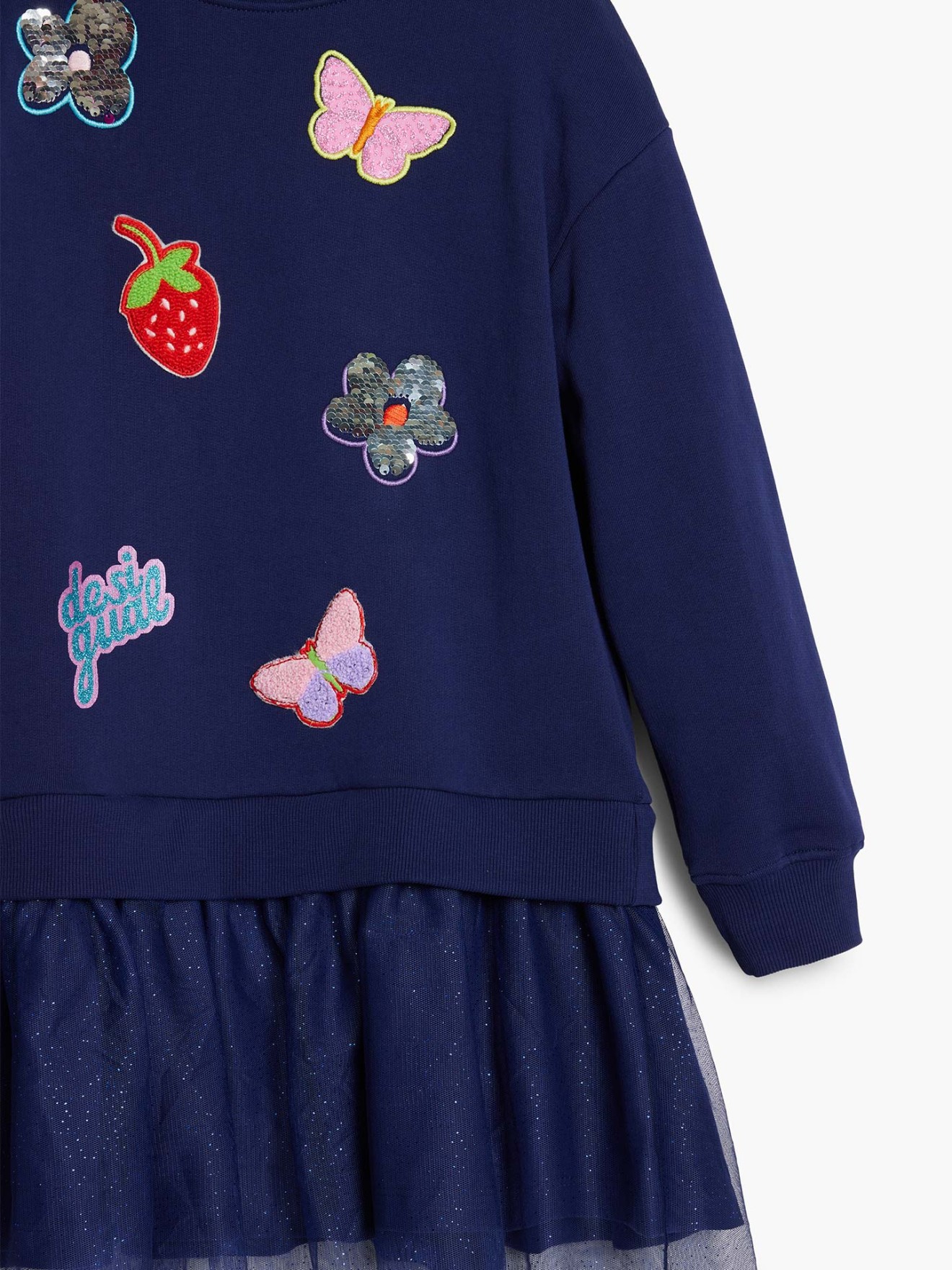 Vestido com Saia de Tule