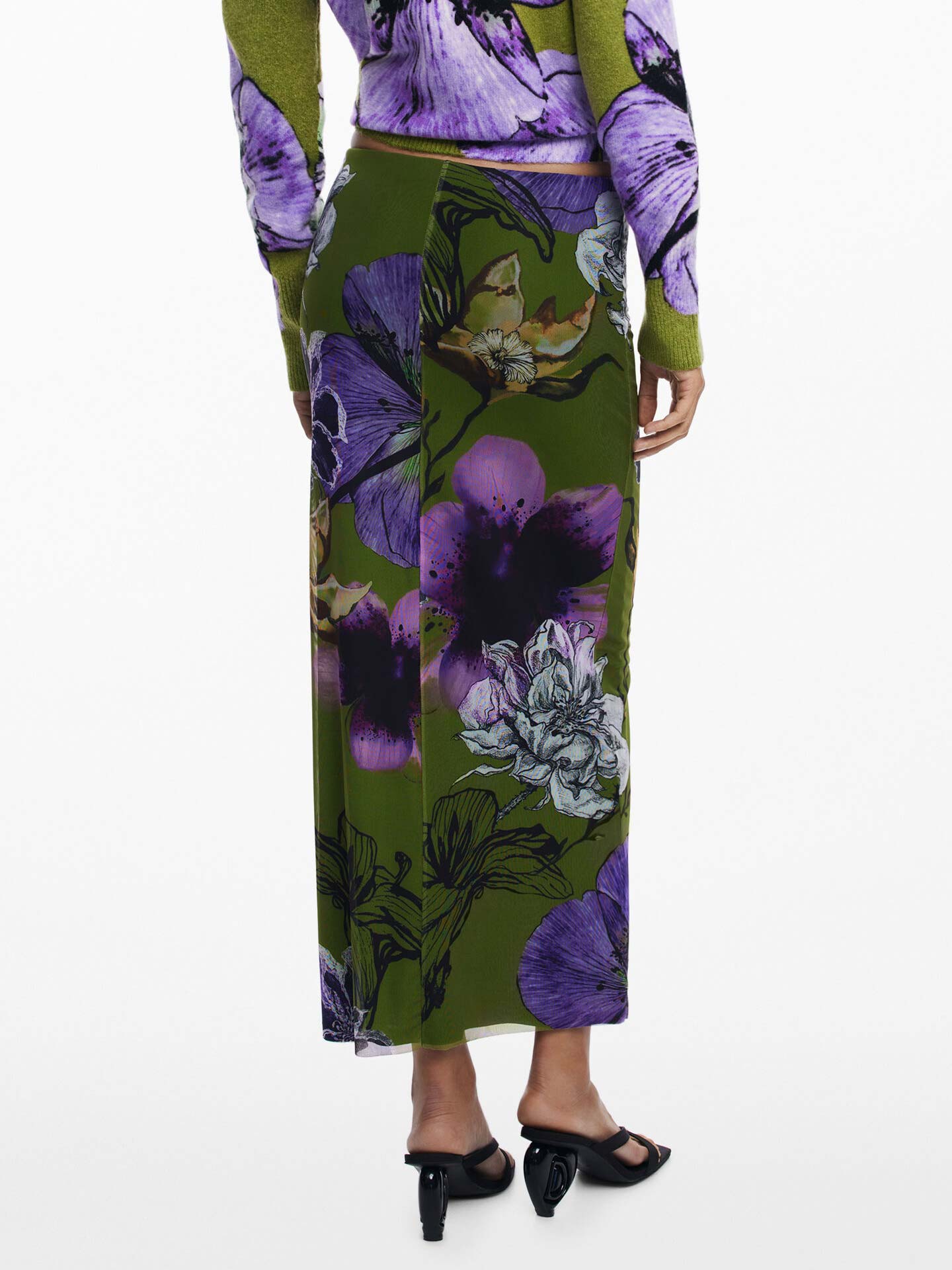 Saia Midi em Tule Christian Lacroix