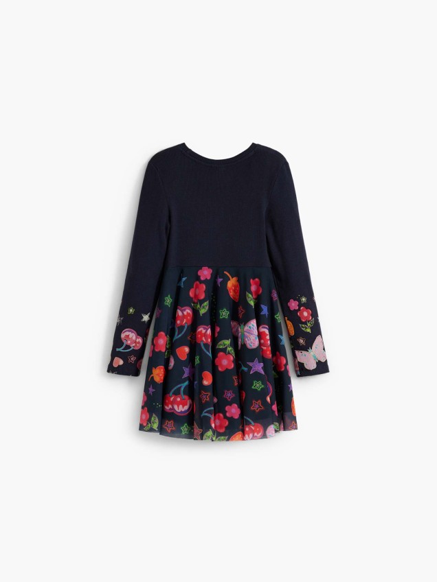 Vestido com Saia de Tule