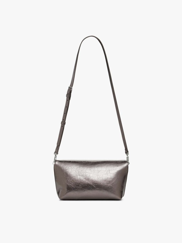 Mala de Ombro com Efeito Metalizado