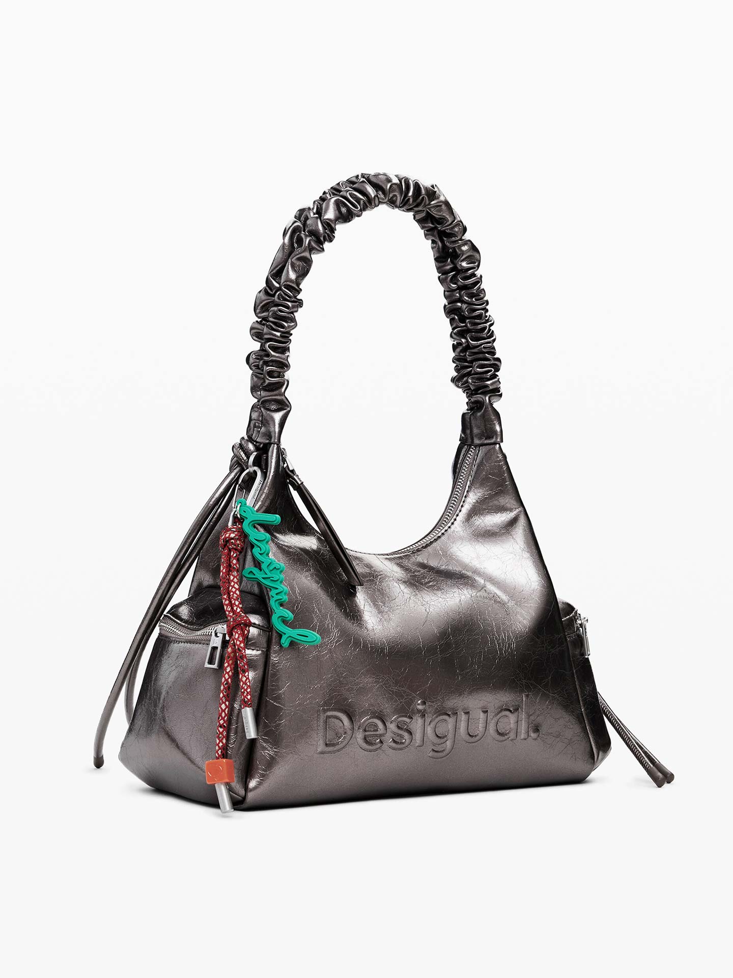 Mala de Mão com Acabamento Metalizado