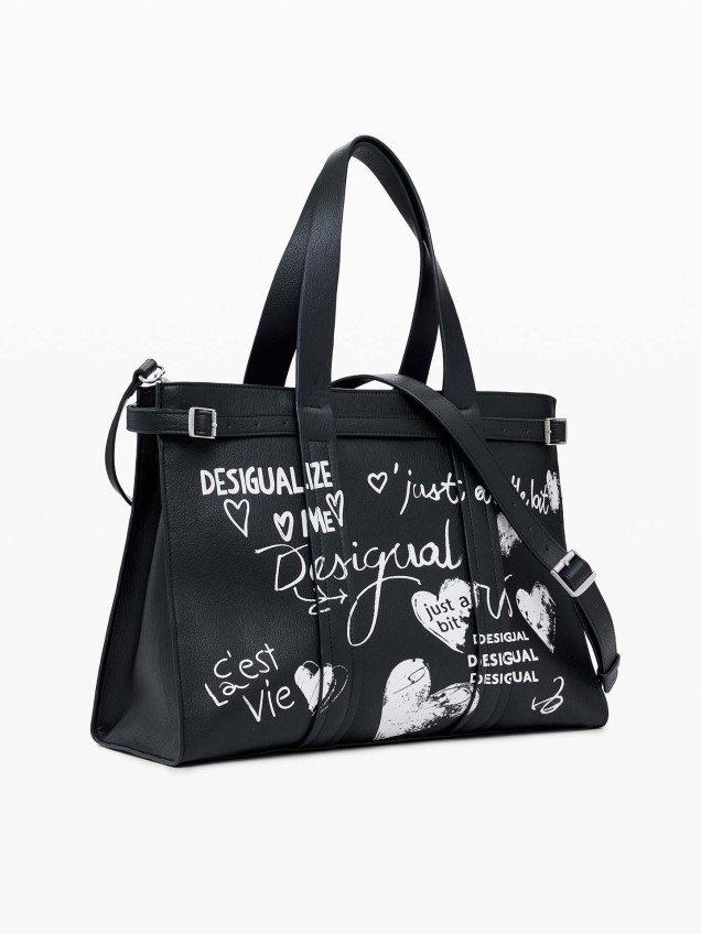 Shopping Bag com Estampado Arty