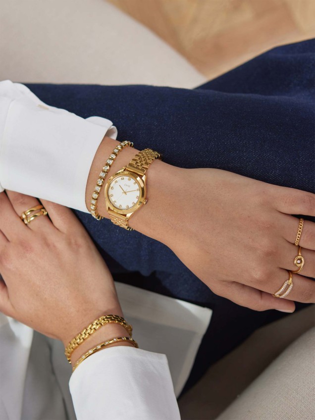 Relógio One Twin Gold