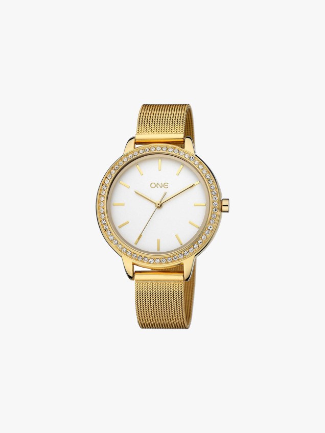 Relógio One Twin Spark Gold