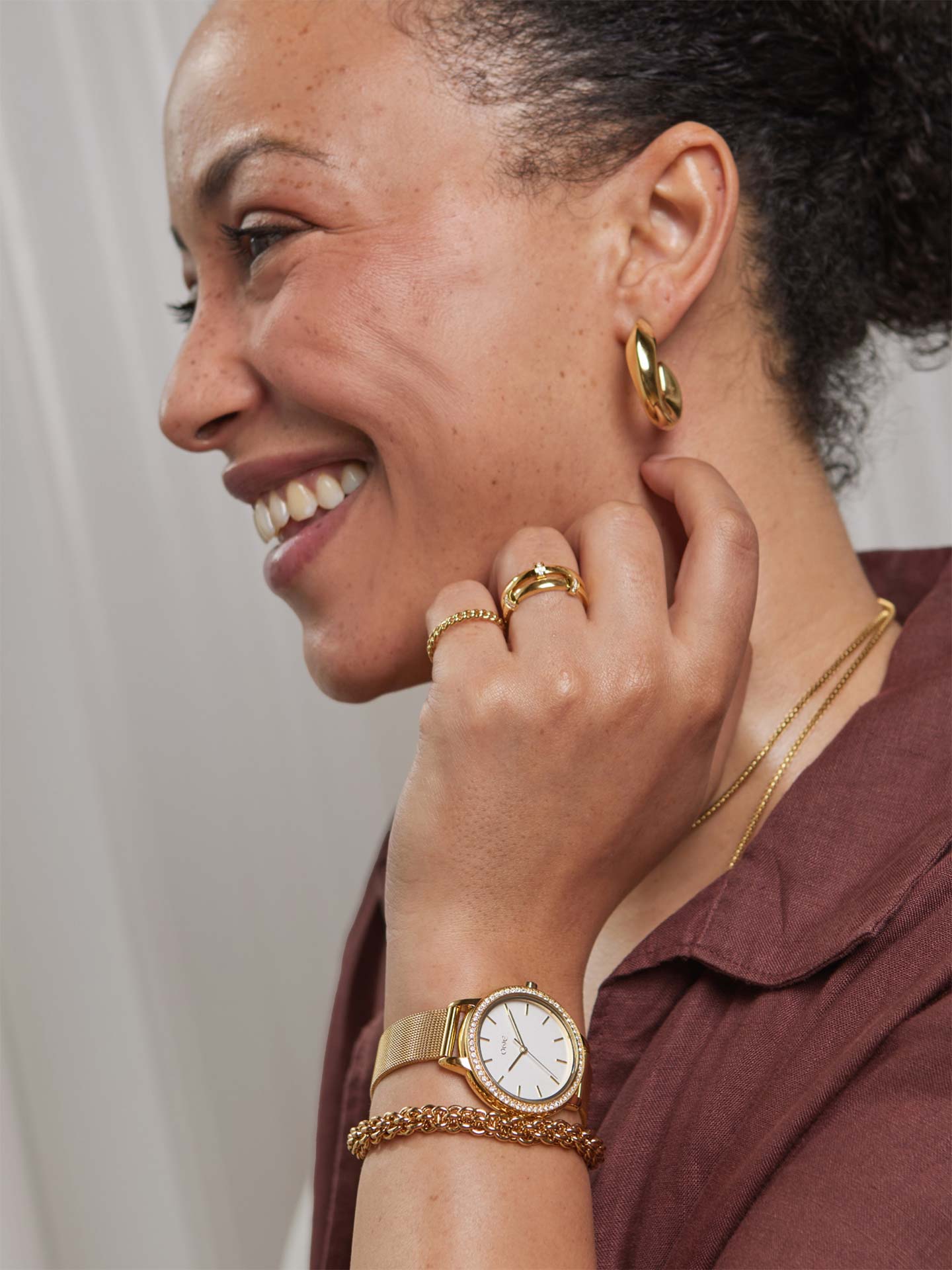 Relógio One Twin Spark Gold