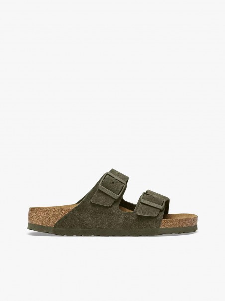 Sandlias Arizona Suede Leather