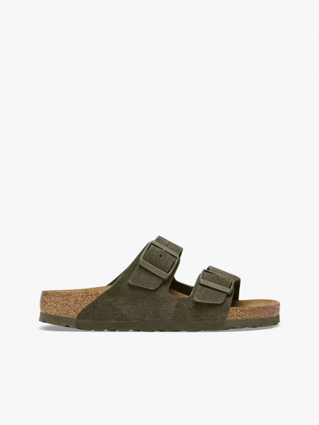 Sandlias Arizona Suede Leather