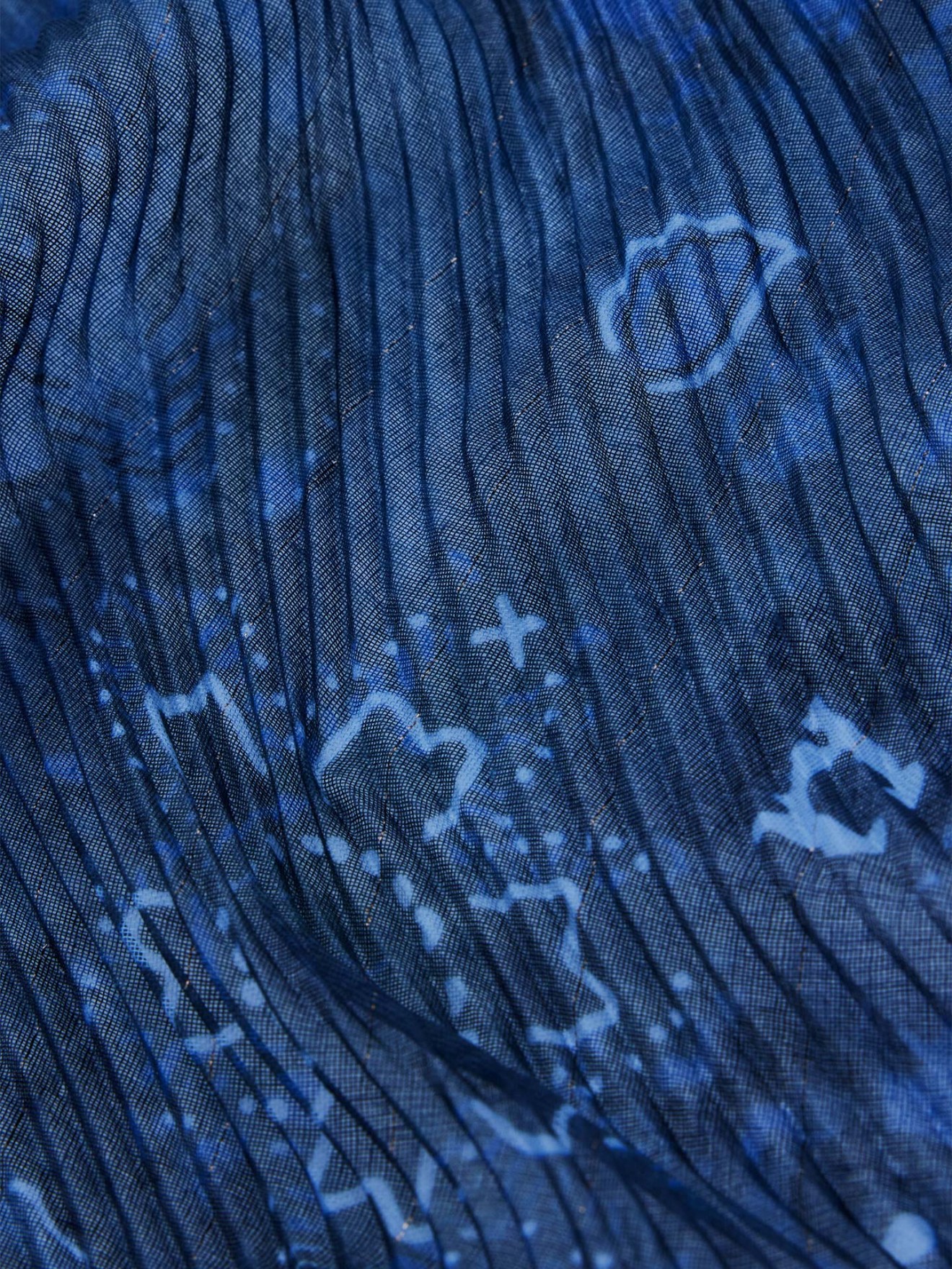 Leno Retangular Plissado