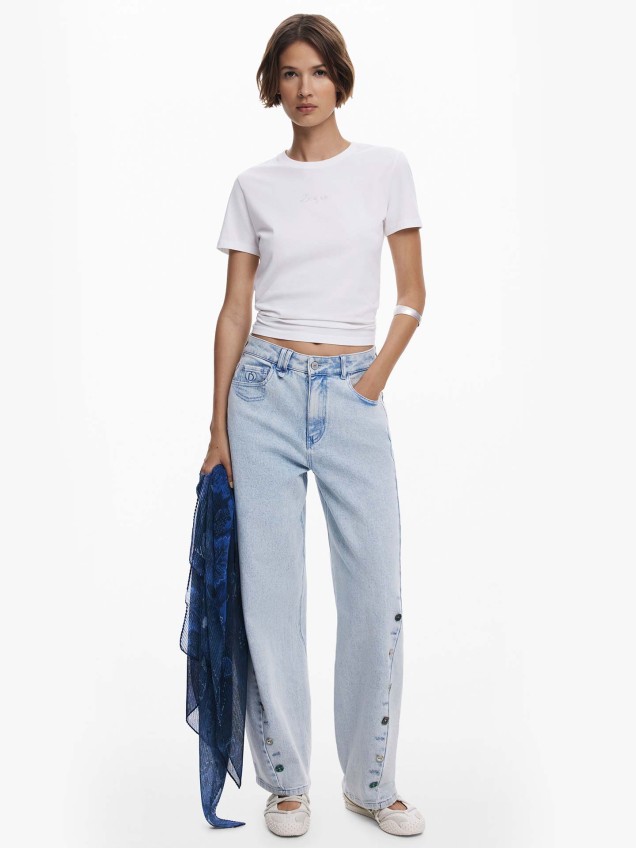 Lenço Retangular Plissado