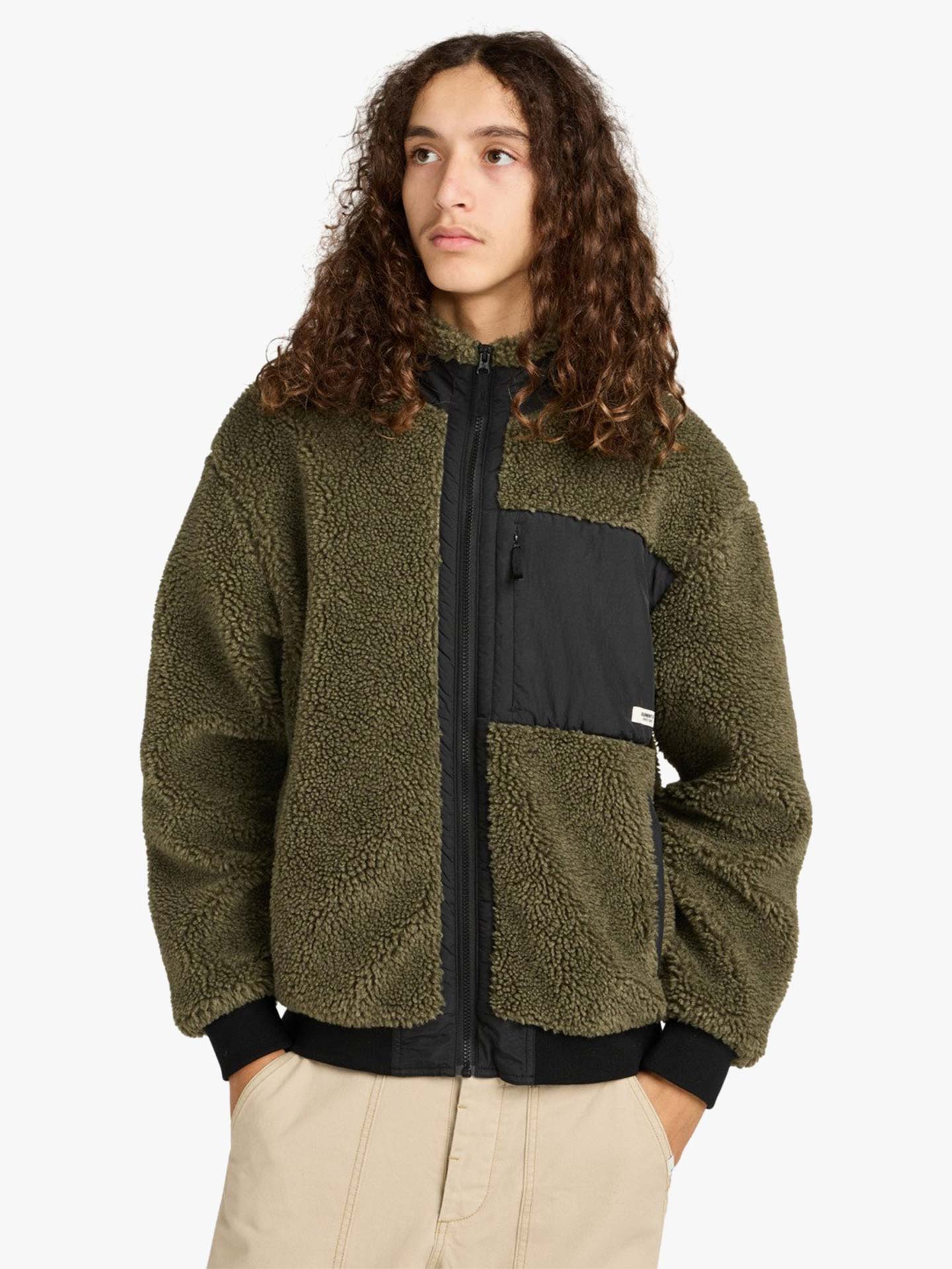 Casaco Sherpa com Gola Alta