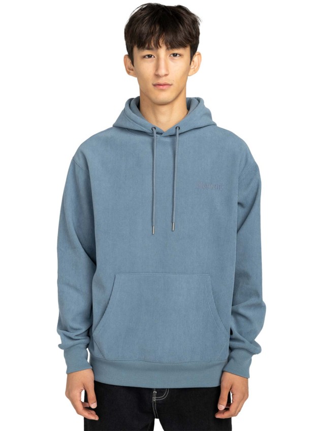 Sweatshirt em Bombazina com Capuz