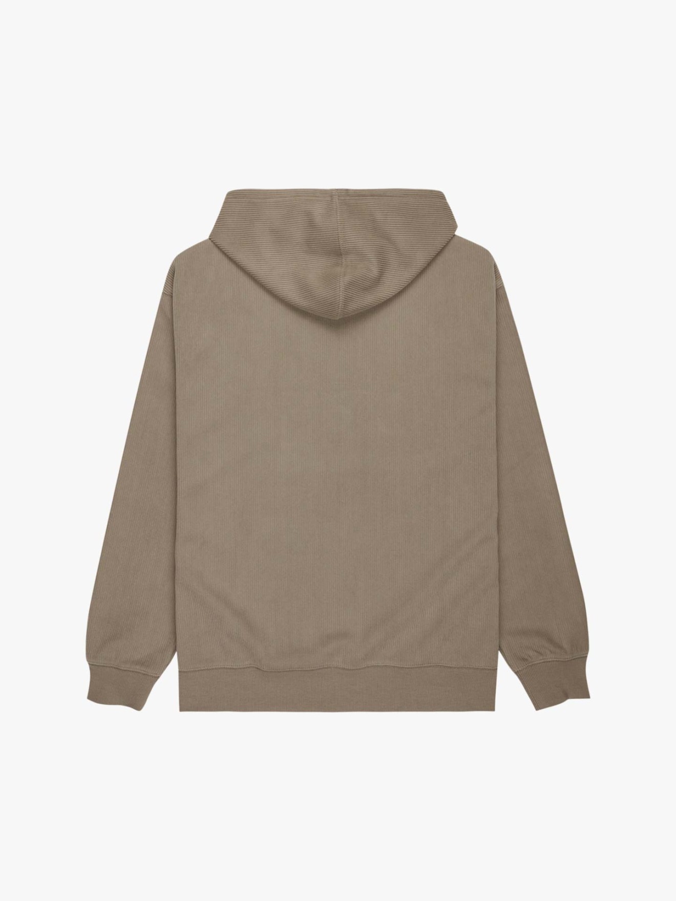 Sweatshirt em Bombazina com Capuz