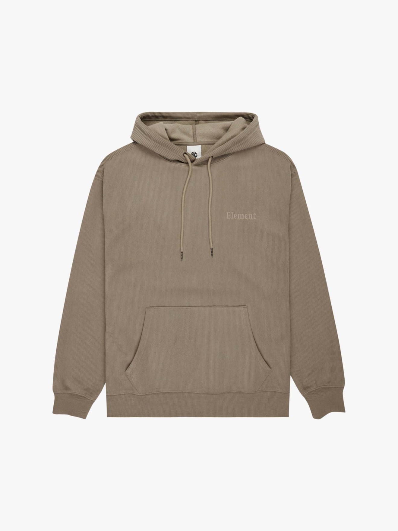 Sweatshirt em Bombazina com Capuz