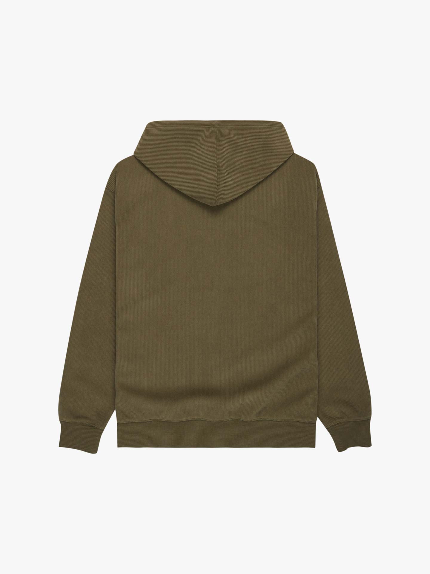 Sweatshirt em Bombazina com Capuz