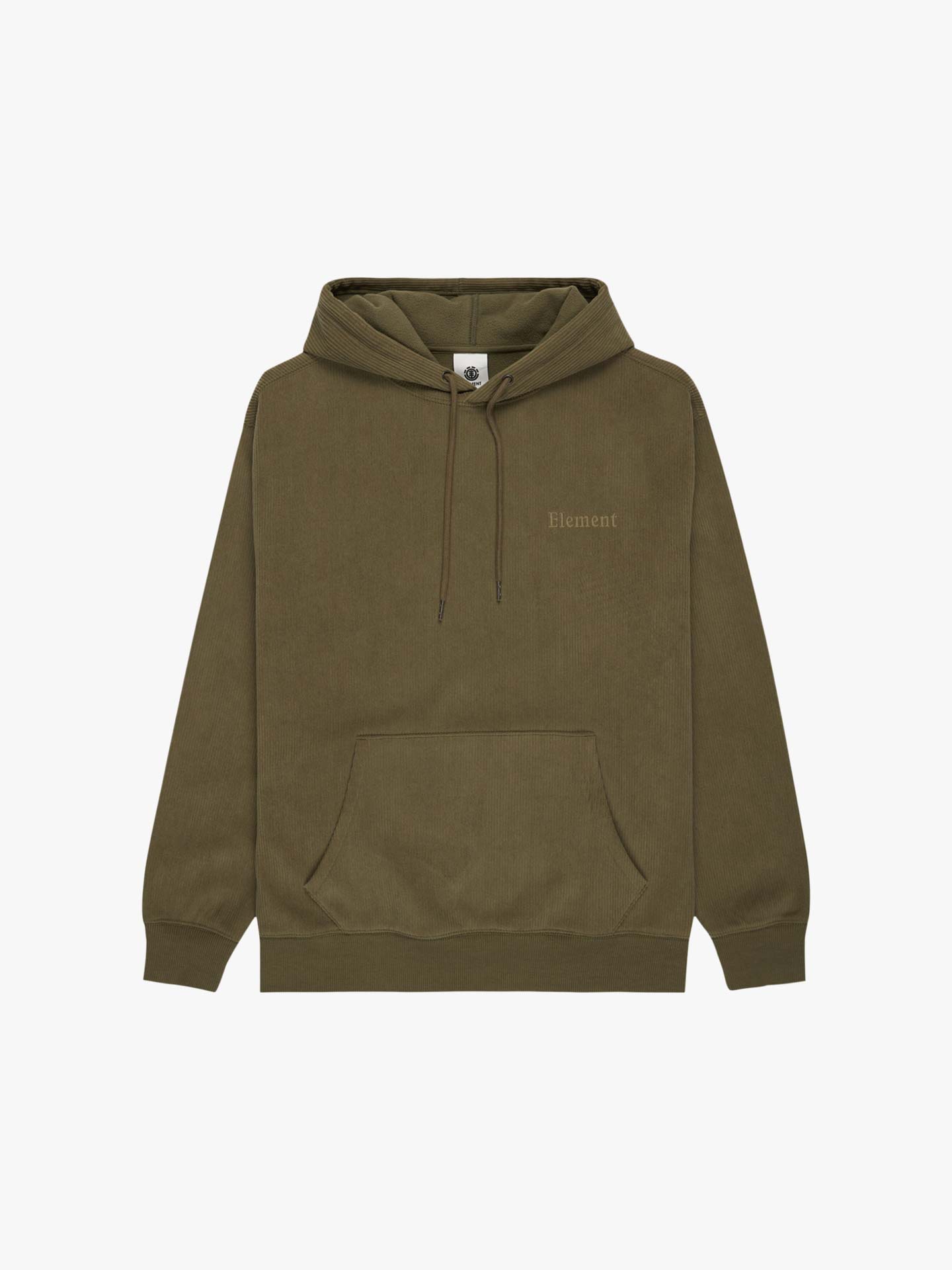 Sweatshirt em Bombazina com Capuz