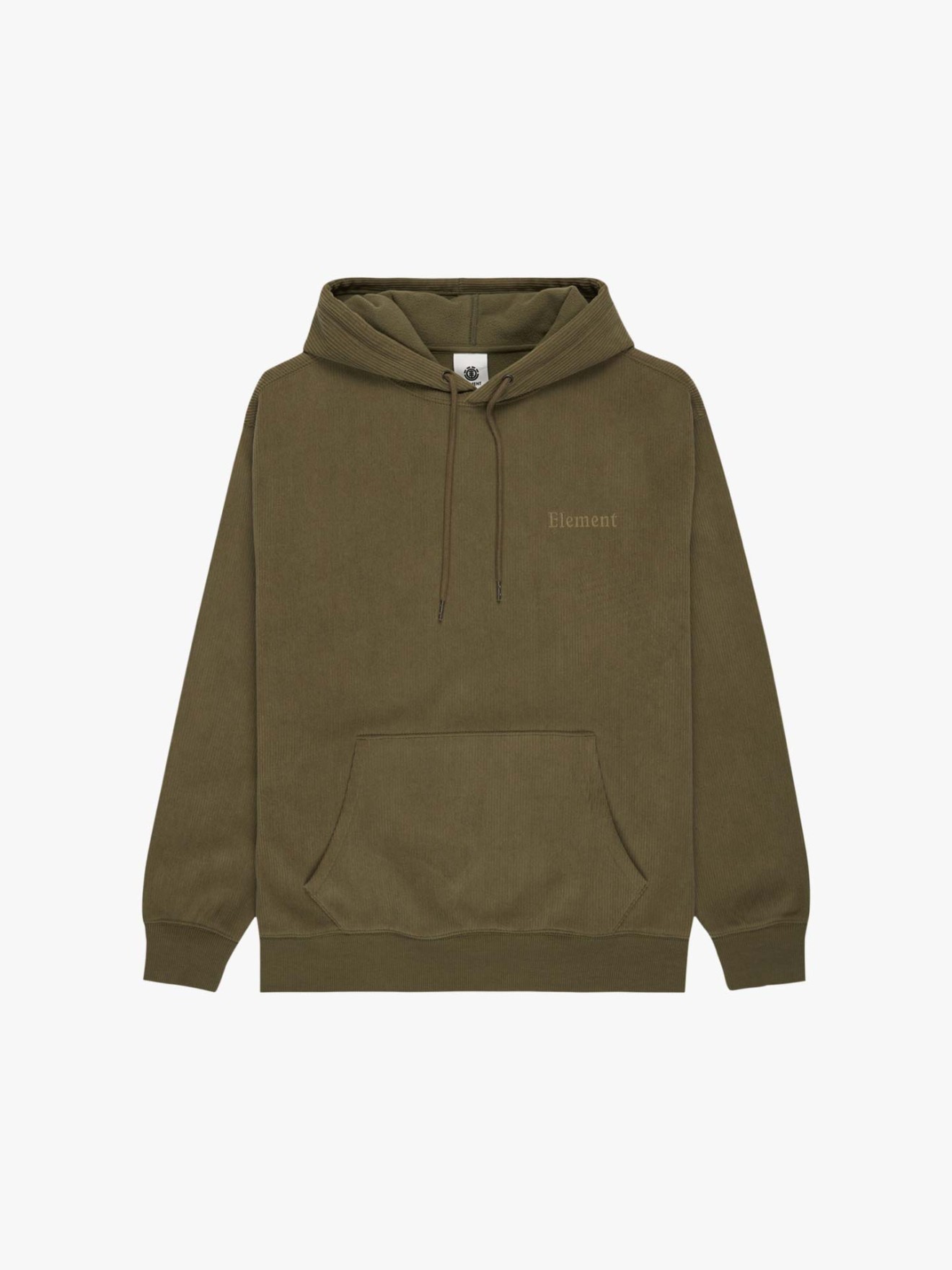 Sweatshirt em Bombazina com Capuz