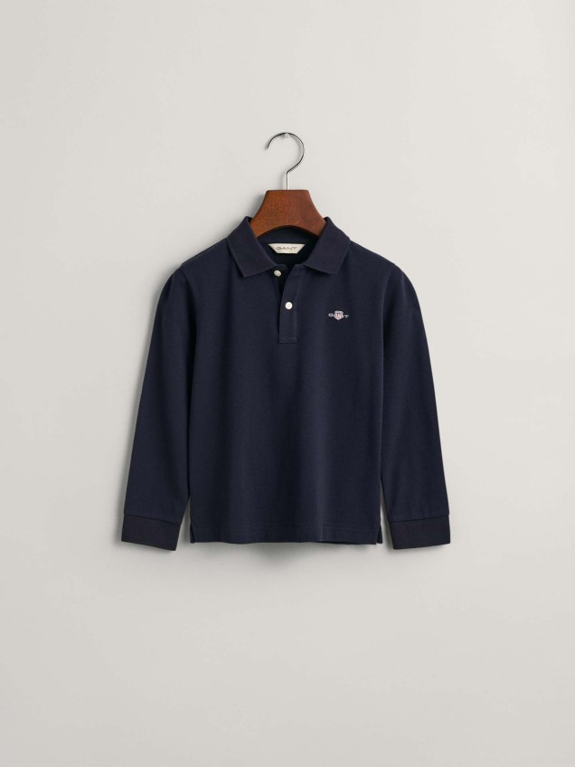 Polo de Manga Comprida com Bordado