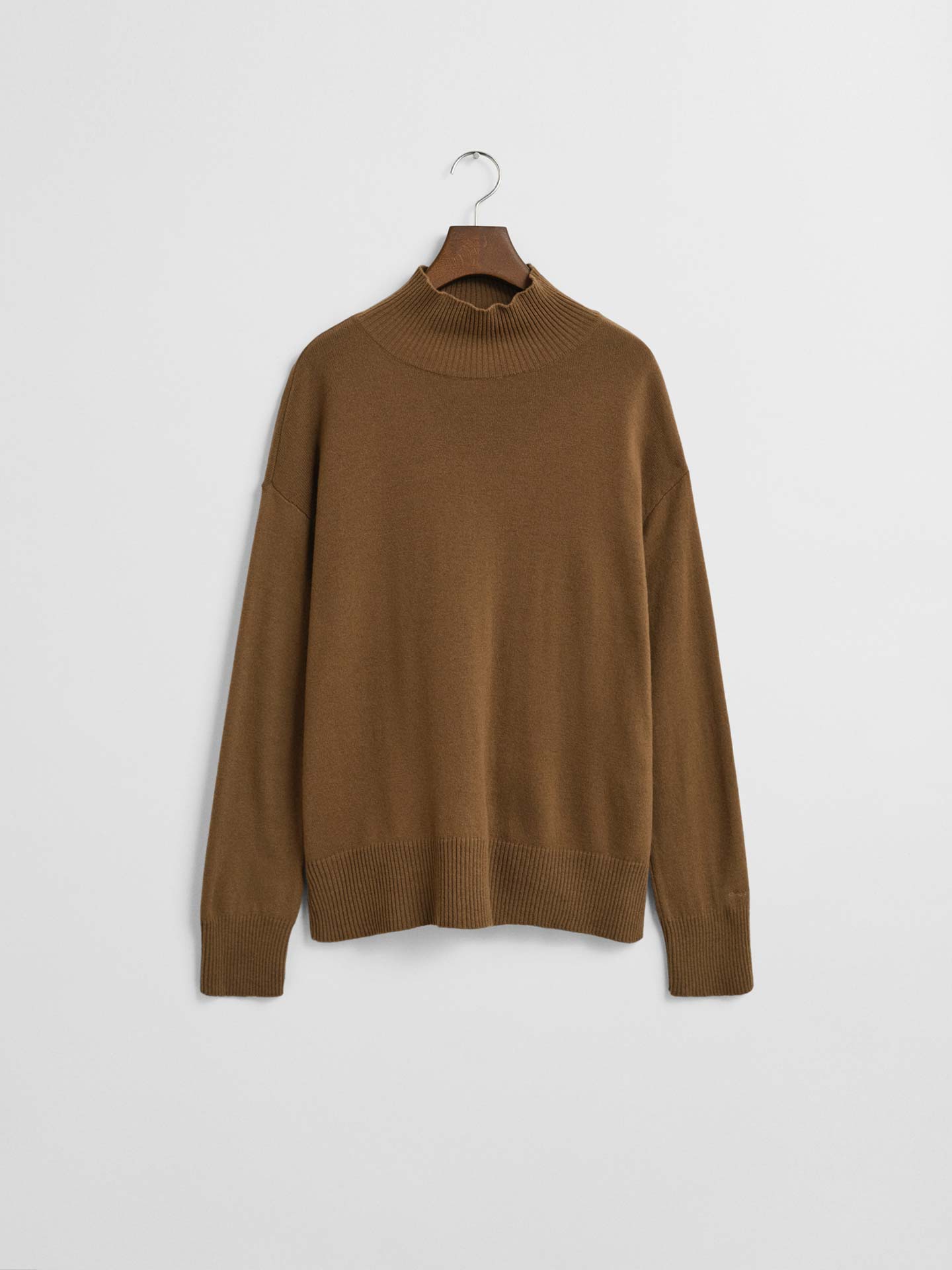 Camisola de Malha com Gola Alta