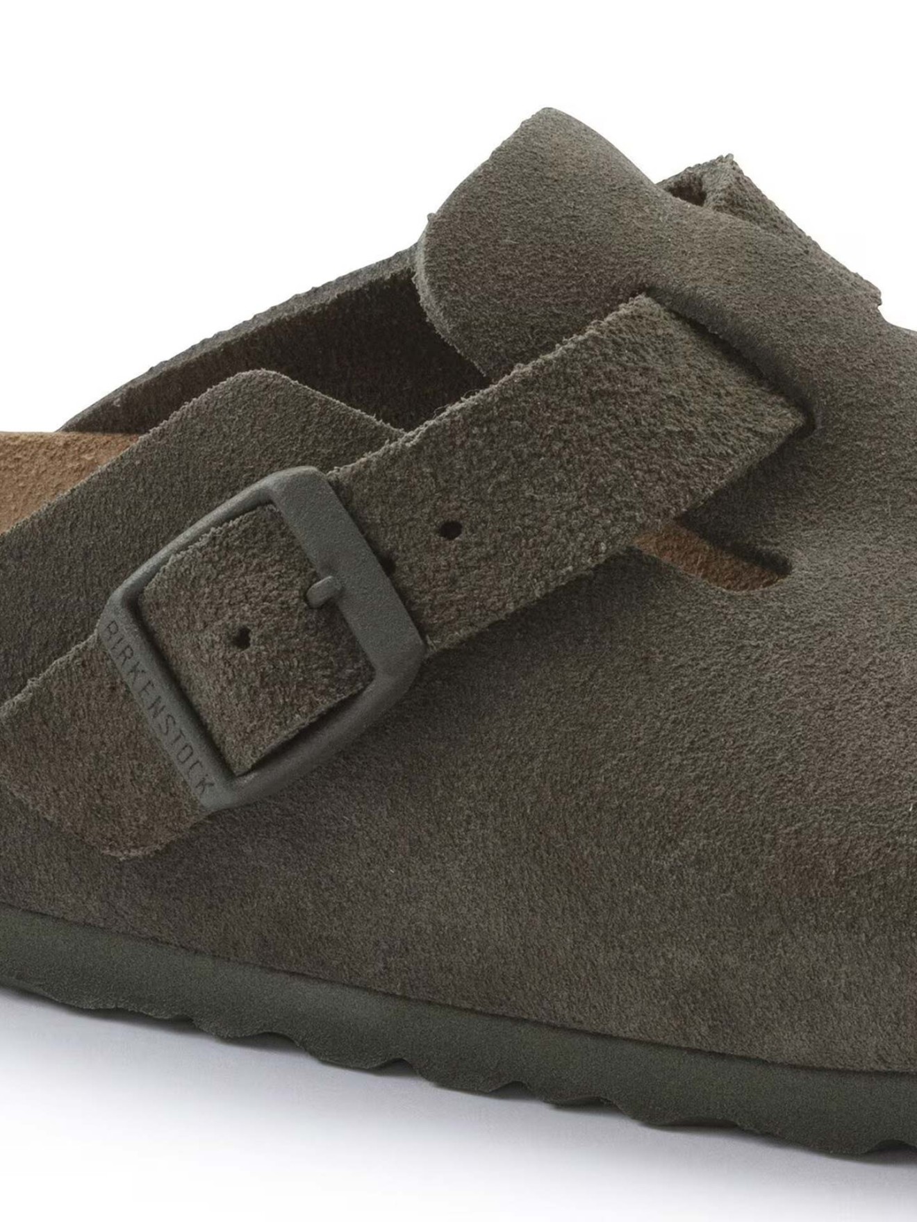 Sandlias Boston Suede Leather