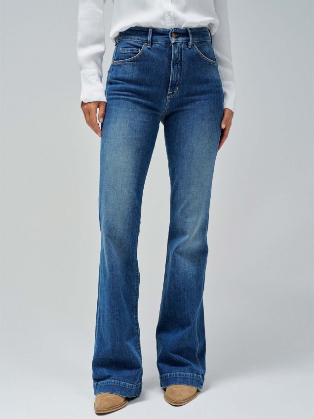 Calça de Ganga Flared