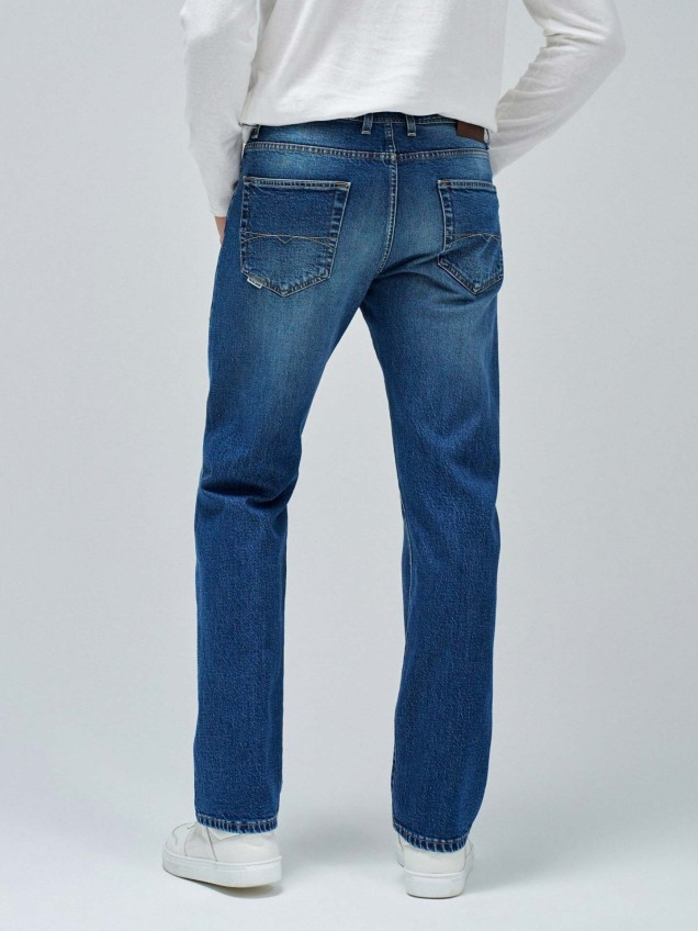 Calças de Ganga Straight Fit